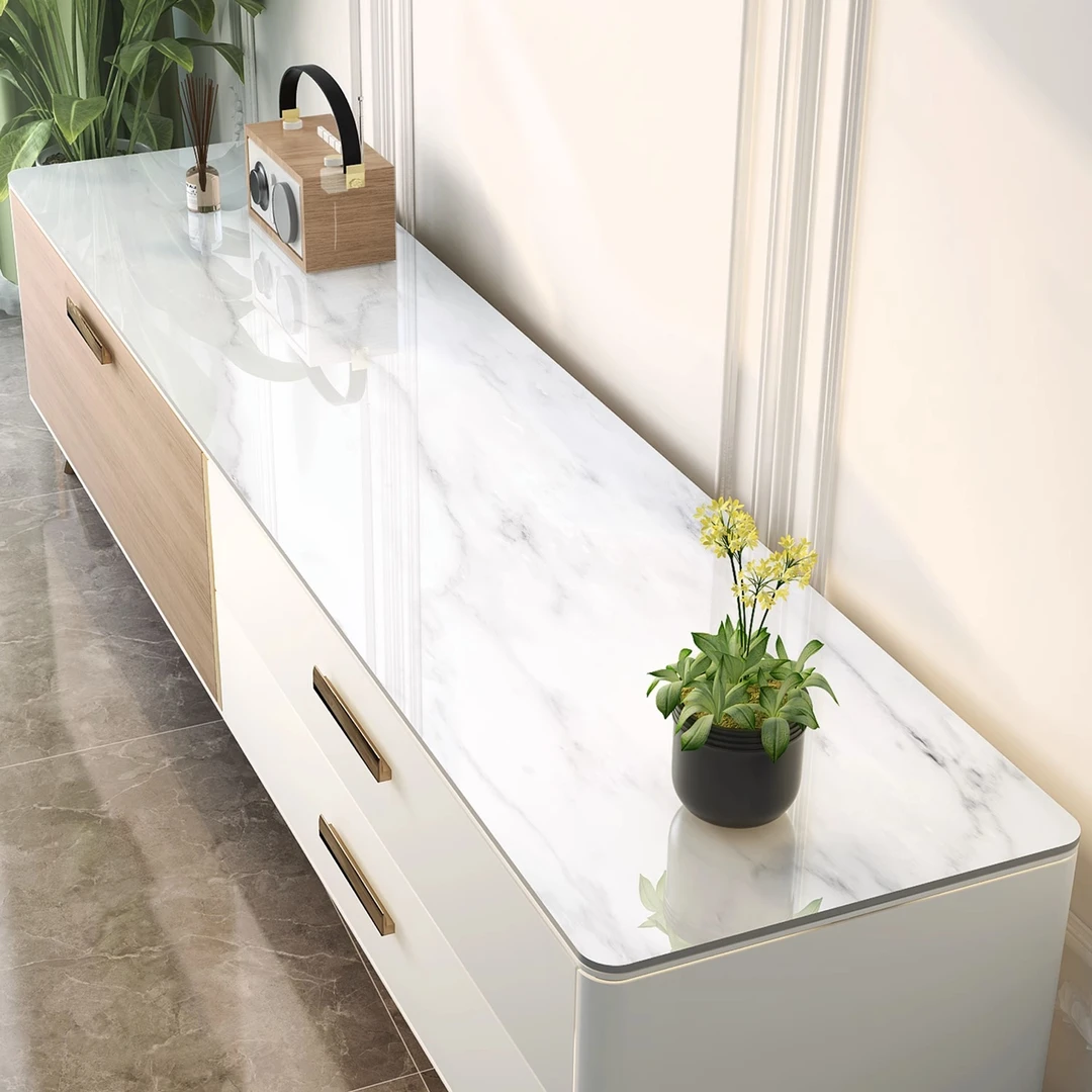 电视柜垫子pvc软玻璃桌布防水防油免洗桌垫盖布ins风鞋柜垫子台面