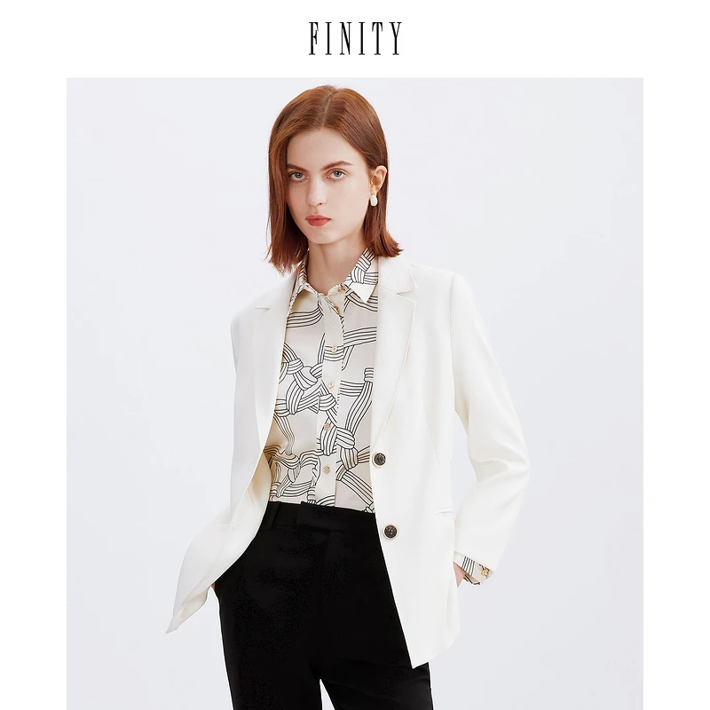 【小水专属】FINITY 新款西装休闲纯色气质高级时尚外套 F21V2C36X1