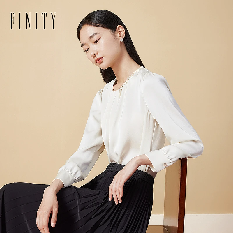 【小云总专属】FINITY 新款T恤气质时尚春季法式小众 F21X7B18T5