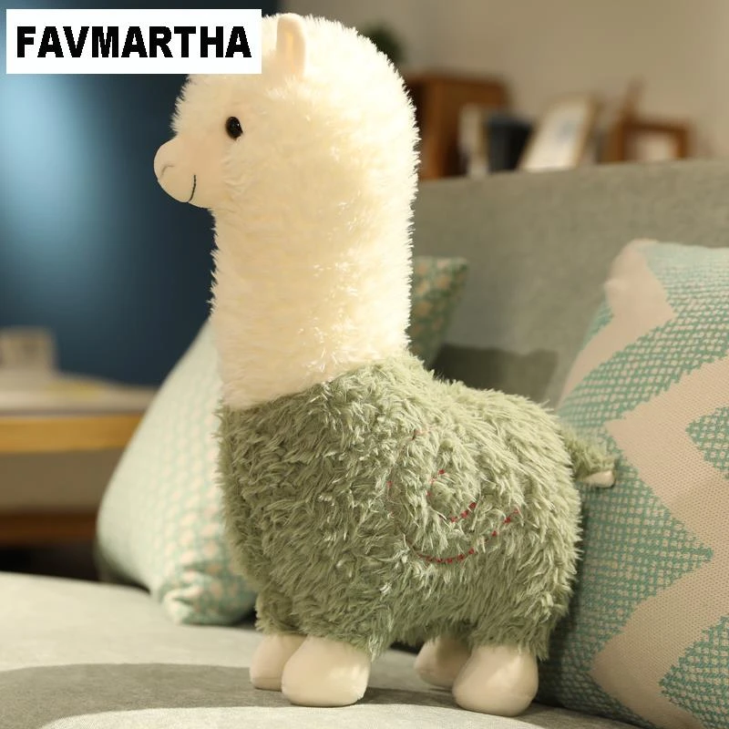 FAVMARTHA可爱羊驼公仔仿真毛绒玩具布娃娃睡觉抱枕床上玩偶生日
