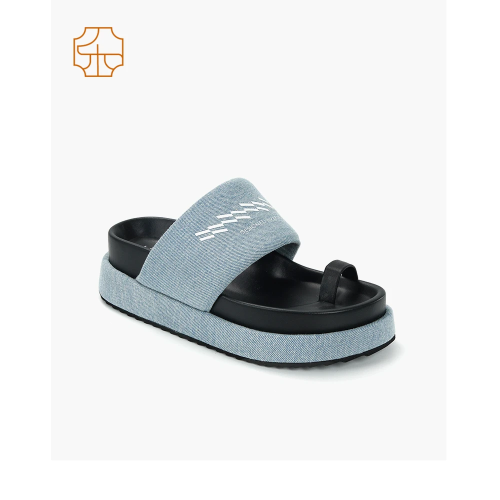 【LESIFAN】夏季厚底拖鞋套趾一字带凉拖女鞋5692-210