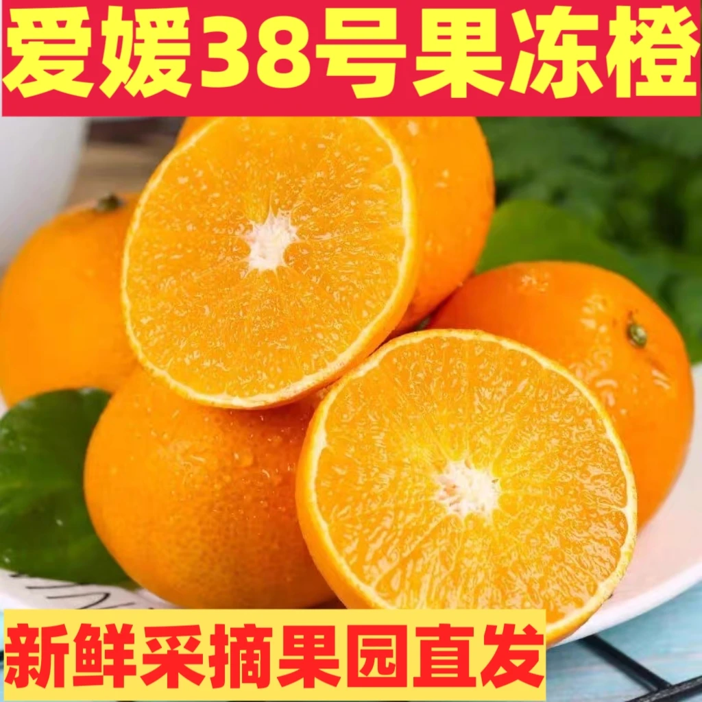 四川爱媛38号果冻橙子皮薄汁多应季新鲜水果当季孕妇水果整箱大果