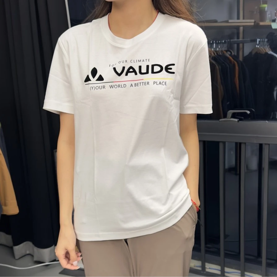 VAUDE巍德夏季户外圆领水柔棉T恤柔软舒适速干短袖男VG2117117