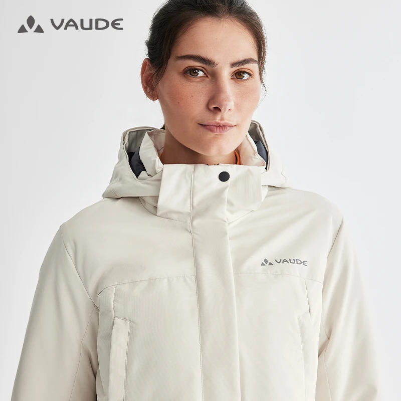 VAUDE巍德女款户外防泼水厚款保暖700蓬鹅绒羽绒外套VG2143605