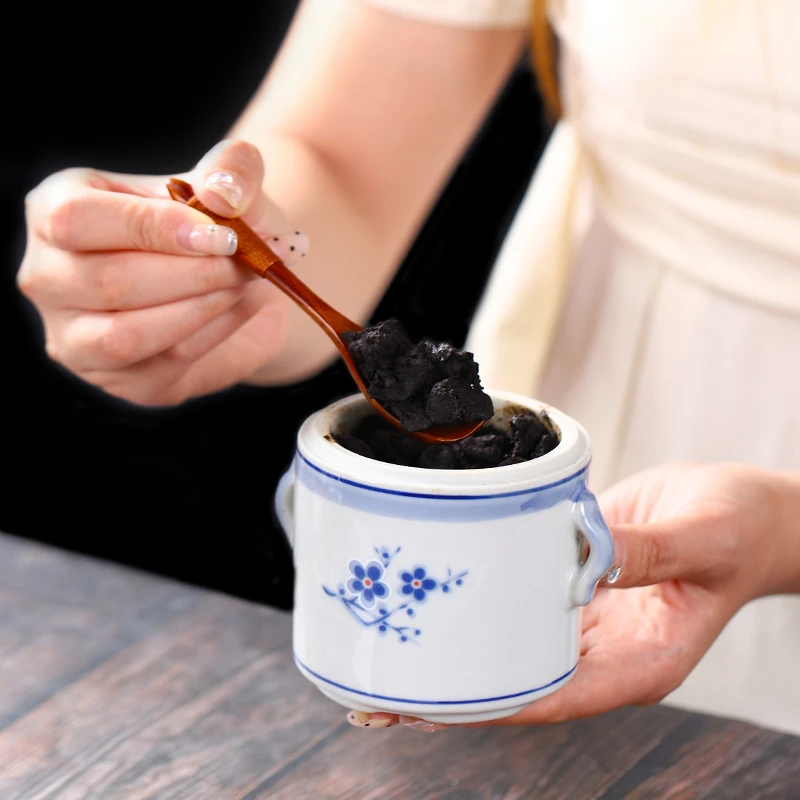 真古法玉灵膏龙眼肉西洋参柴火手工蒸制桂圆原版