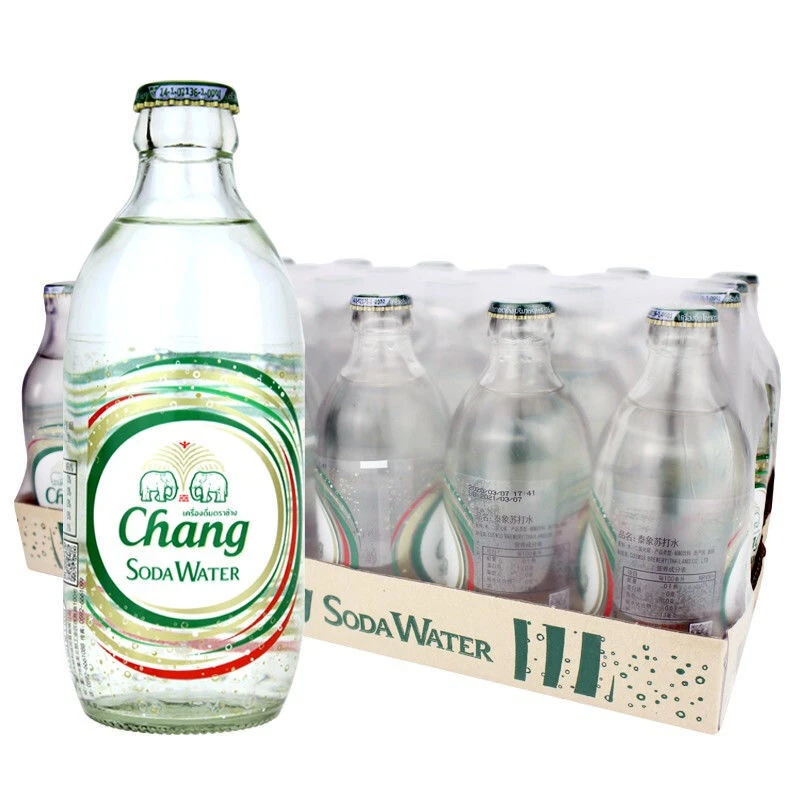 泰象（Chang）泰国进口大象苏打水气泡水矿泉水 325ml 0脂肪无糖0卡