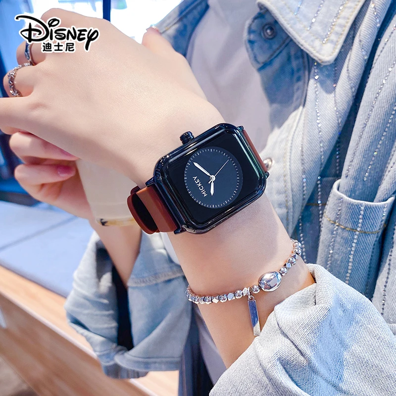 Disney/迪士尼手表女款学生初高中生简约气质方表女士2025款防水