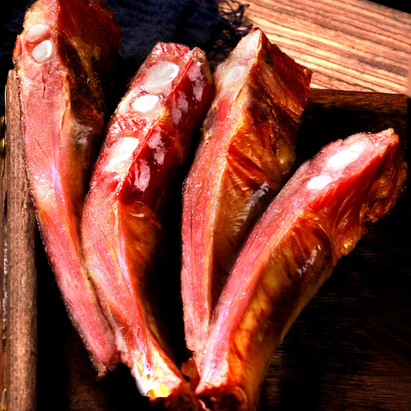 正宗四川腊肉腊排骨肋排柴火烟熏农家传统腌制无大骨无脊骨整块剁