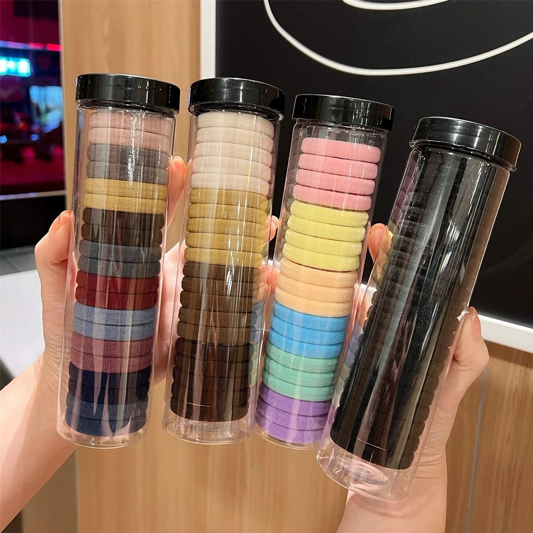 无接缝高弹力不伤发发圈发绳头绳皮筋通用耐用简约