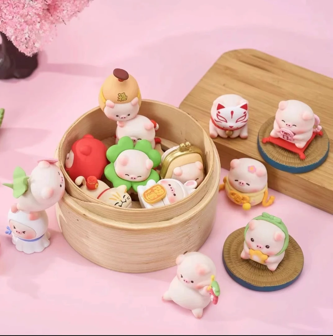【直播拆】宝运猪猪二代萌粒盲盒好运年年系列可爱公仔