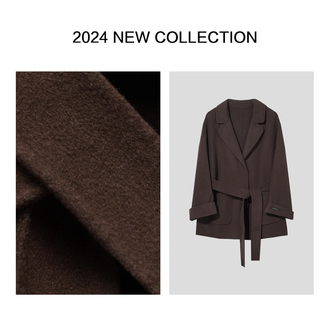 【粉丝专属】S335108D 秋季女装时尚毛呢大衣