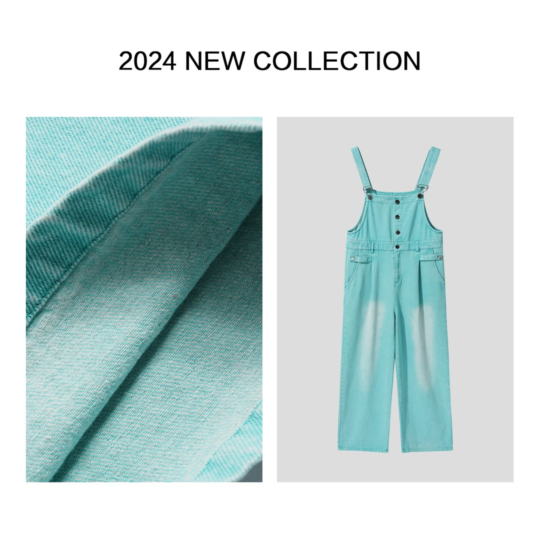 【婷婷专属】U1F17001B  女士秋季个性休闲宽松背带裤