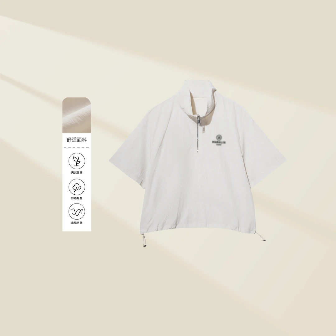 【洛美美专享】C1336021A 夏季女士纯色简约衬衫6021