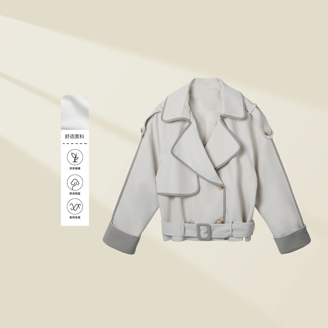 《婷婷专属》W1337022B 春装上衣女外套