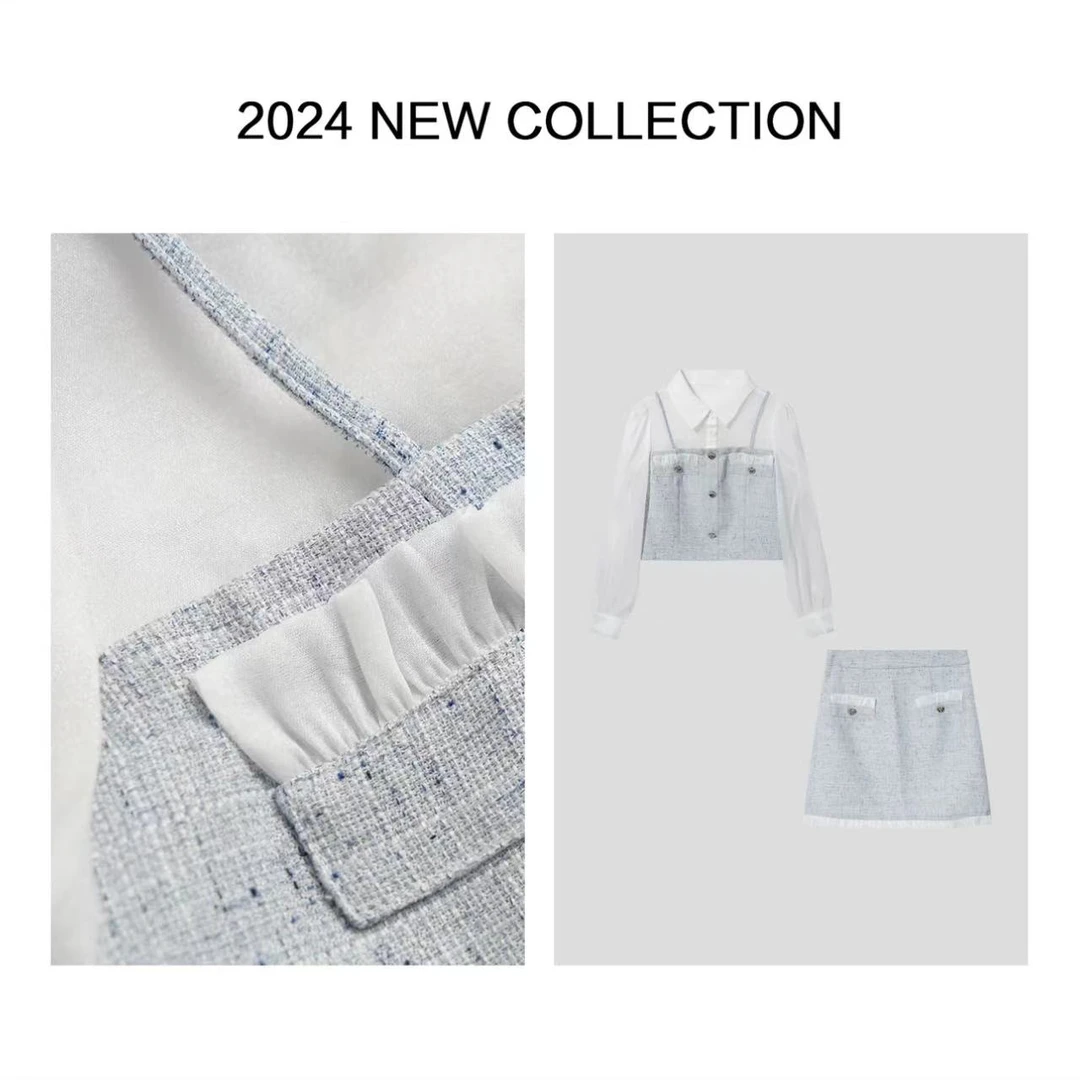 【婷婷专属】D1F18009B 新品秋装时尚气质两件套装(8009B)