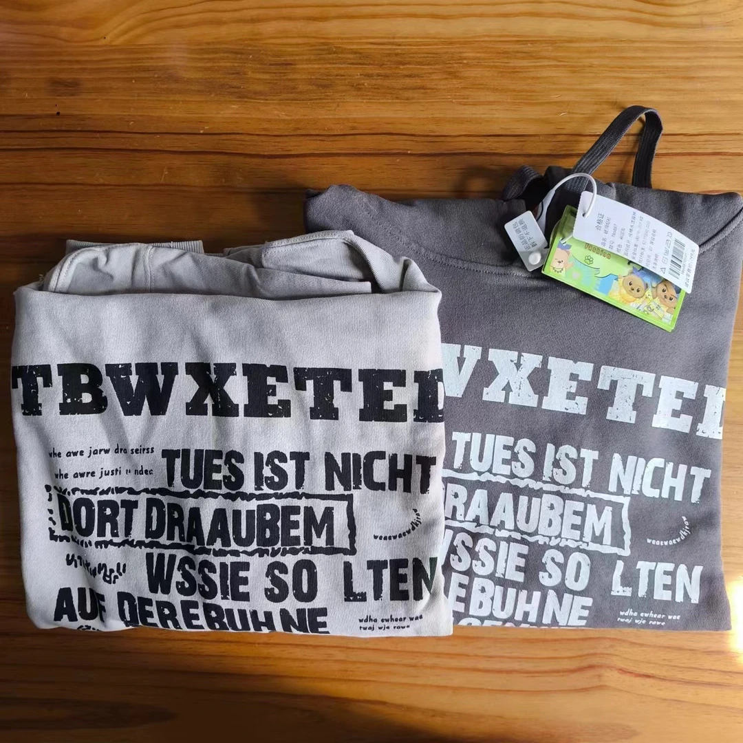 品牌货单【破损帽衫】秋冬新款户外休闲时尚连帽卫衣TB6887