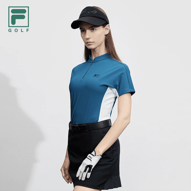 Fila/斐乐女秋季新款【简约时尚百搭舒适】针织 短袖衫 A11W415106F