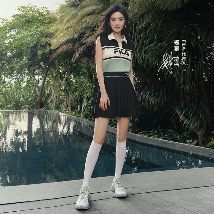 女士 【杨幂同款】休闲时尚气质拼色短袖 F11W424102F