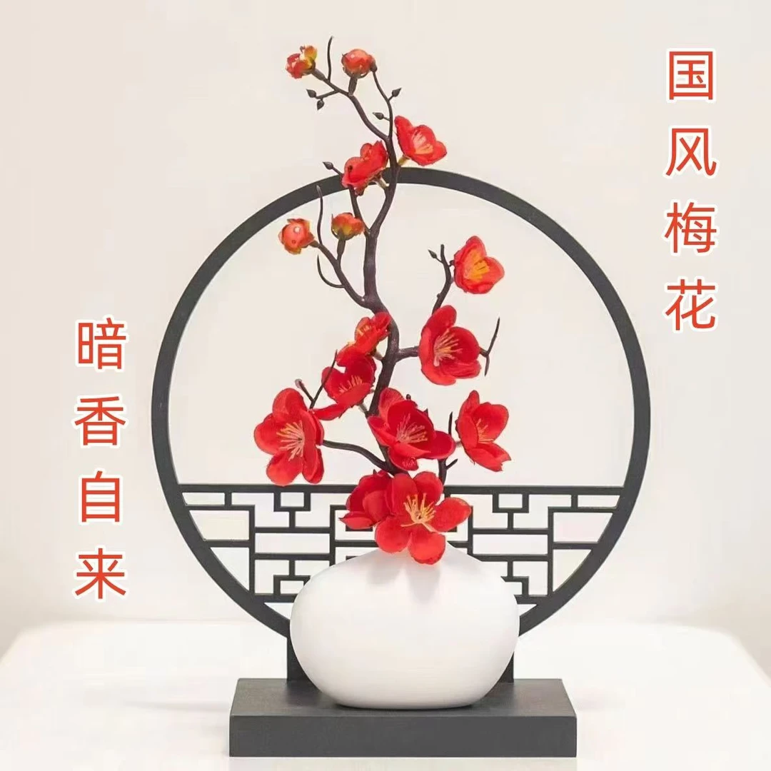 新中式摆件屏风摆件家装办公室柜子办公桌摆件祝福摆件客厅中国风