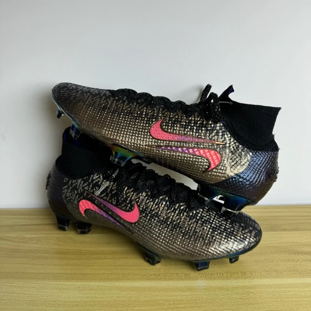 （41码）Mercurial Superfly7足球鞋/黑银/配盒/CT2483-001公价6999