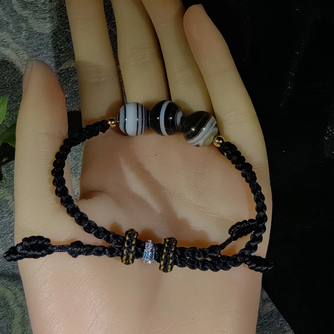 玛瑙手链手工DIY手链手串