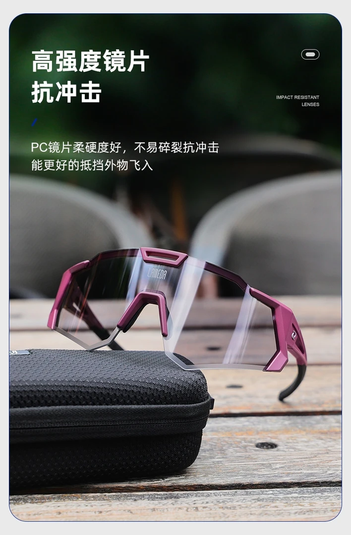 兰帕达，变色，防止紫外线眼镜
