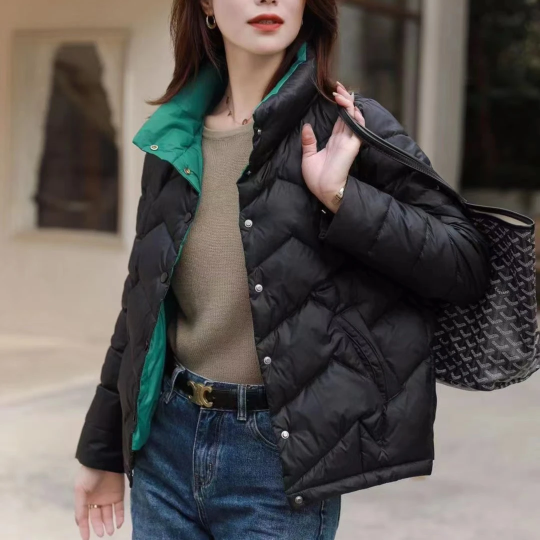 89---499短款外套轻薄时尚韩版冬季百搭棉服