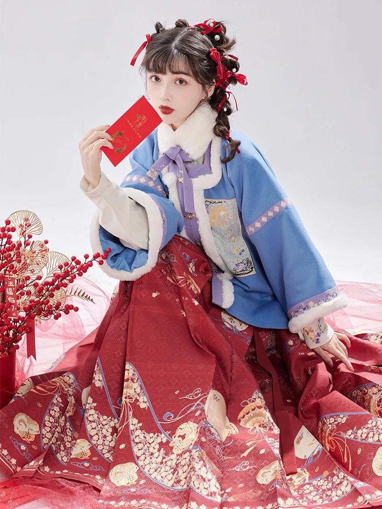 池夏【山海】神官赐福加厚冬季日常中国风秋冬款拜年服