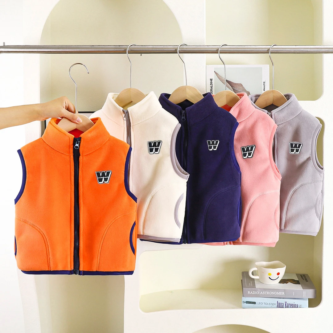 冬季童装儿童奥粒绒马甲2025秋冬新款宝宝坎肩保暖男童女童外套