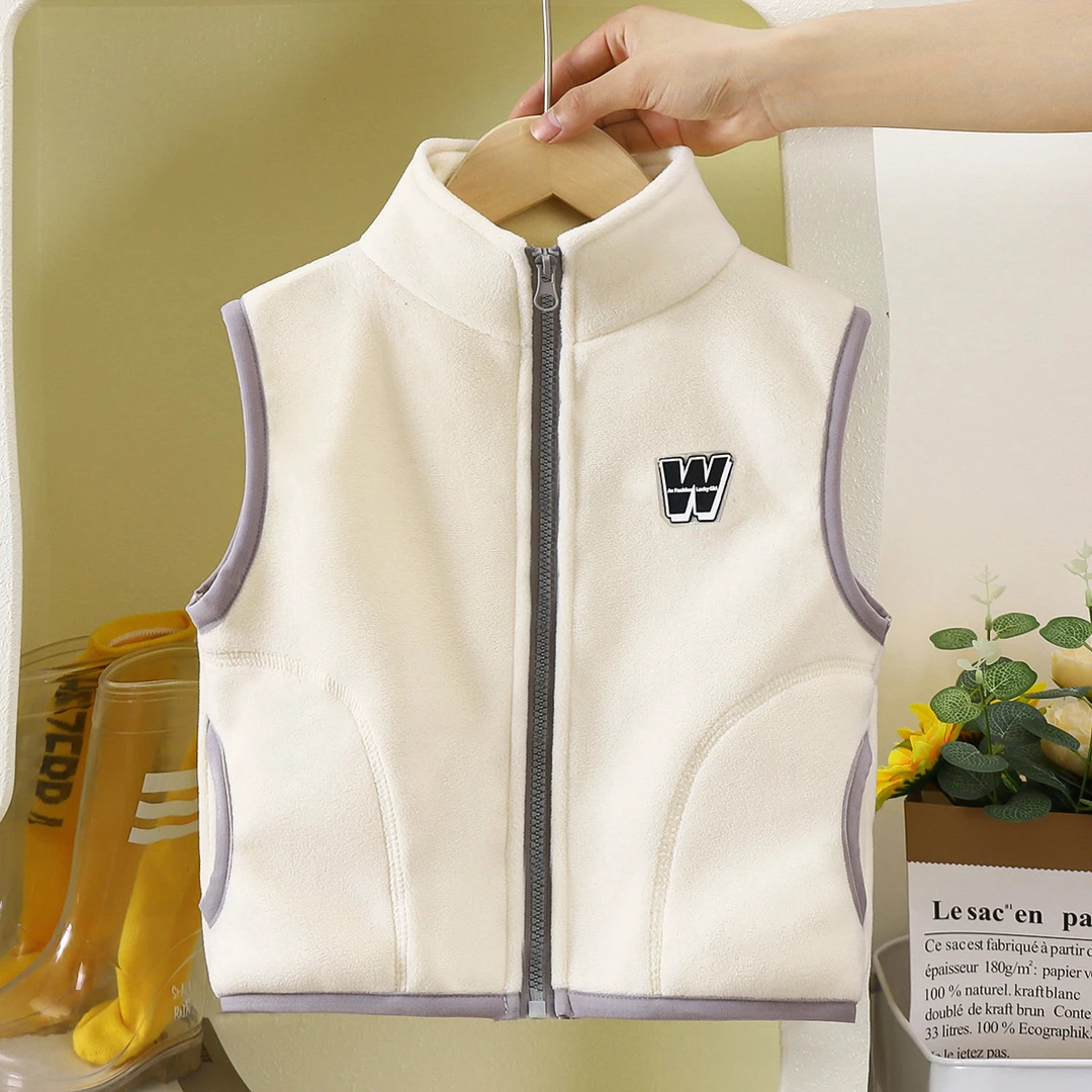 冬季童装儿童奥粒绒马甲2025秋冬新款宝宝坎肩保暖男童女童外套