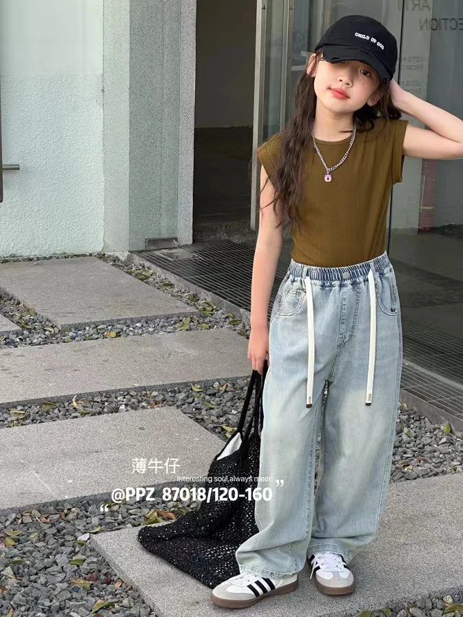 精品童装裤子  编码这里拍