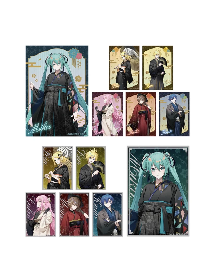 初音未来新年吧唧 初音透卡（盲盒代拆 不退）满百包邮