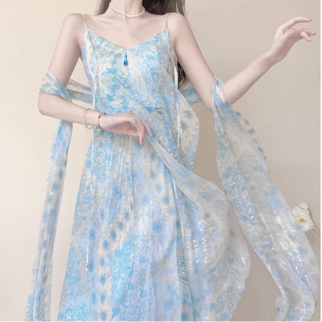 【设计师品牌】YING CHOI 爱在西元前桑蚕丝连衣裙 31457