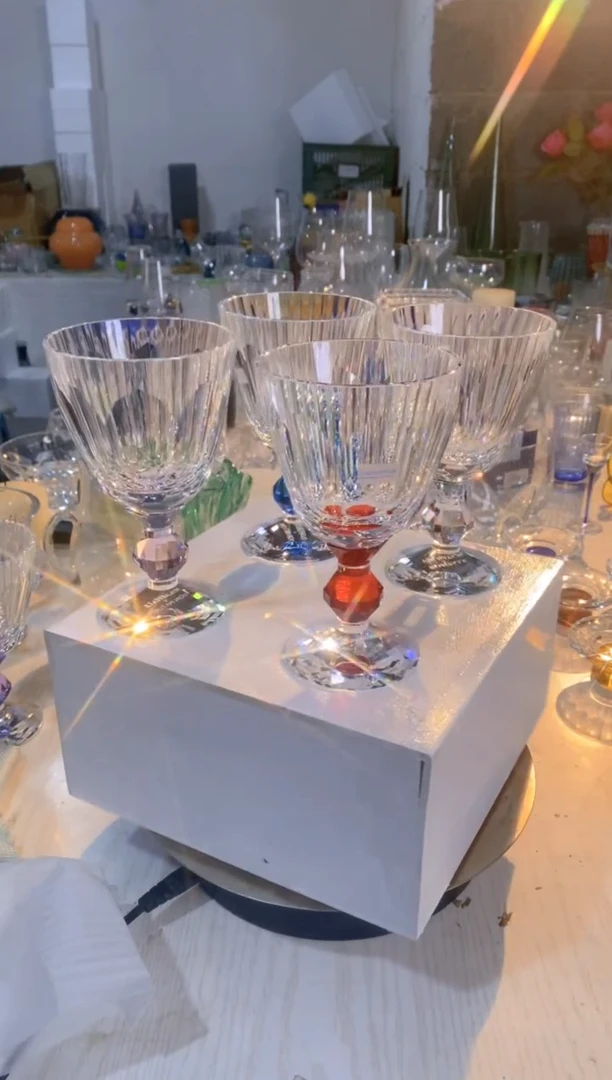 【闪购商品】粉色 那图尔特水晶杯高160毫米