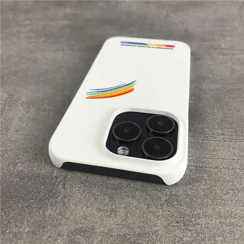 涂鸦彩虹适用于苹果15promax手机壳iPhone14pro超薄13半包12防摔p