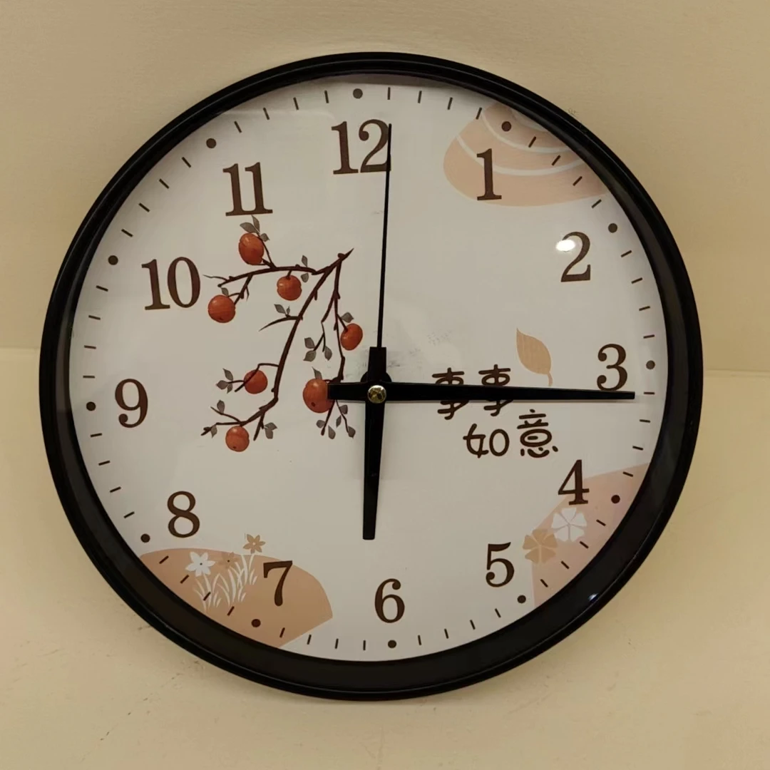 钟表挂钟客厅家用时尚创意个性钟表简约静音免打孔挂墙石英钟时钟