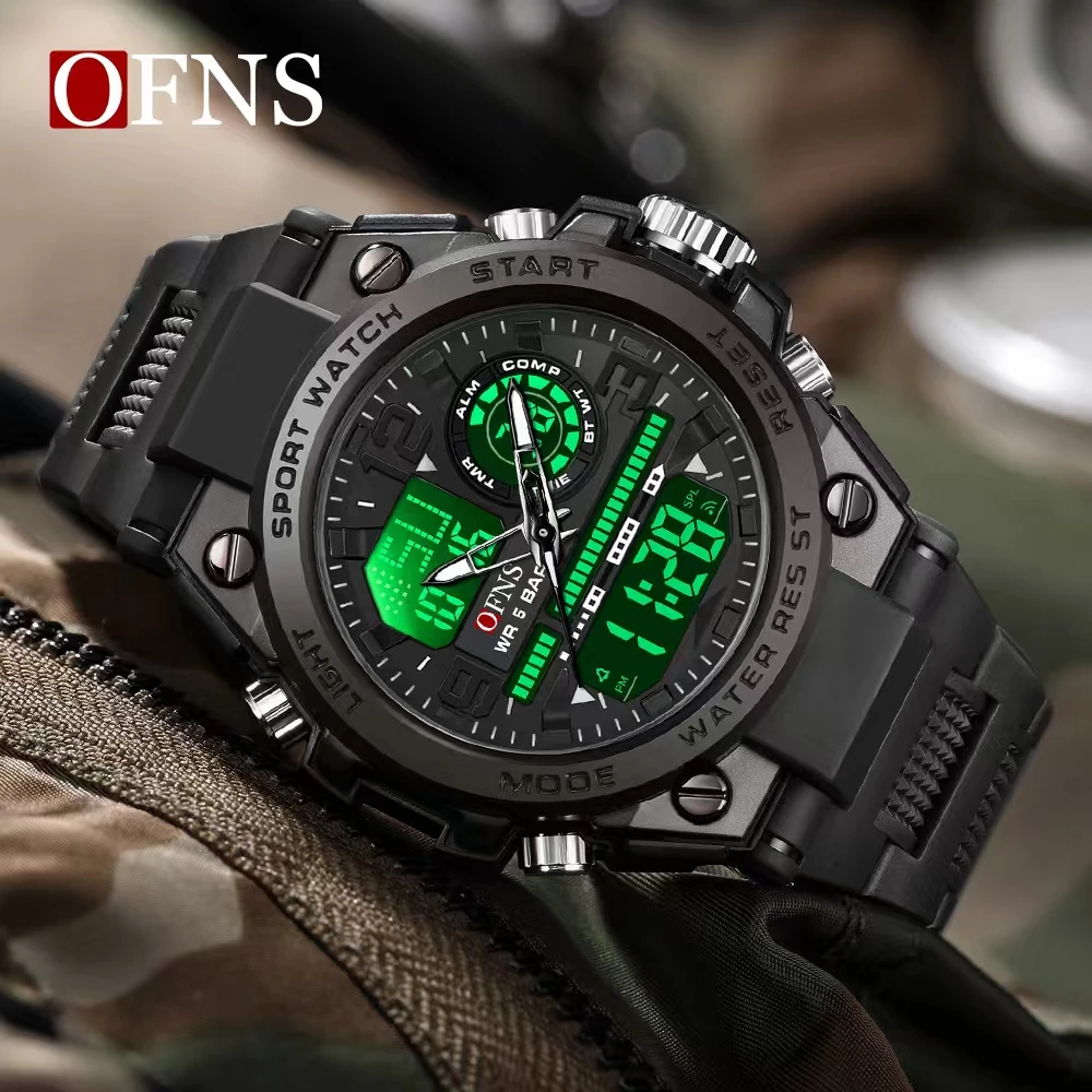 高配电子定闹钟站岗多功防水夜光闹钟计时电子手表