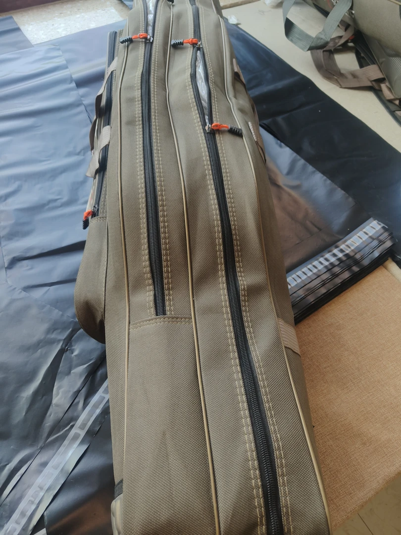 微瑕可视杆锚杆130厘米二层肚包渔具包颜色随机