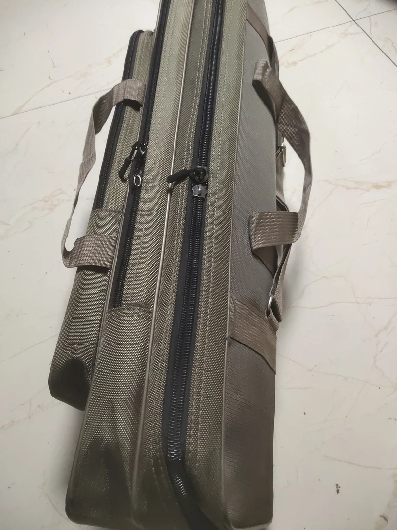 微瑕80厘米二层直竿包颜色随机渔具包