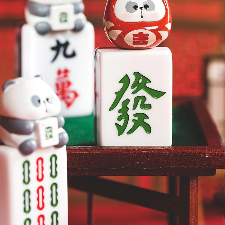 【拆盒】TOYCITY-小耙听牌·麻将系列-瑶瑶潮玩玩具摆件盲盒