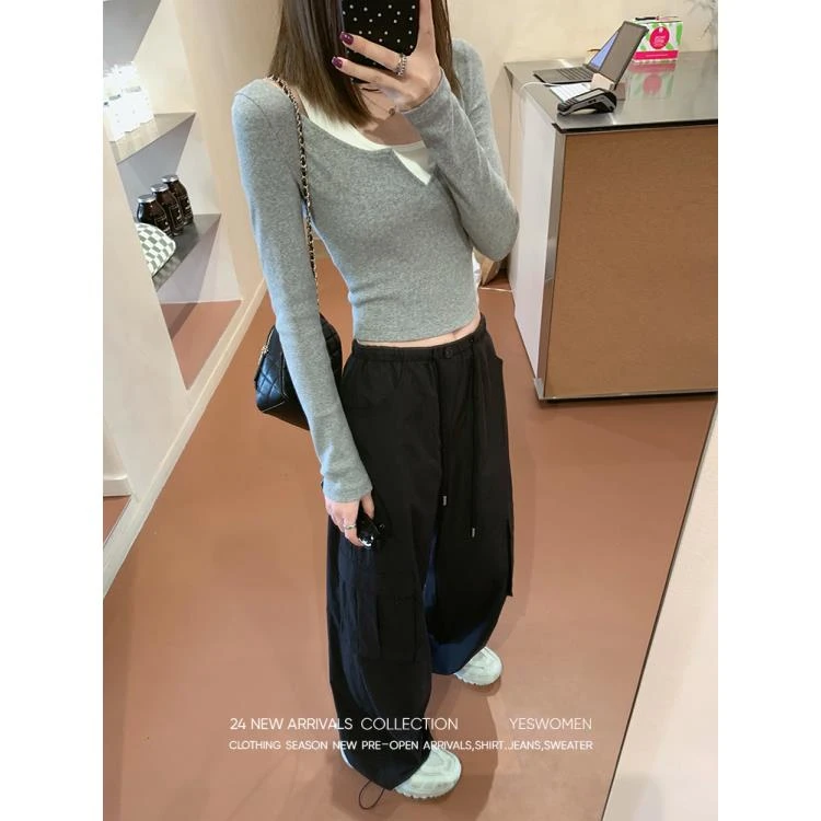 YESWOMEN工装解压裤·甜辣少女休闲单品 轻薄棉感透氣XY2141C1756