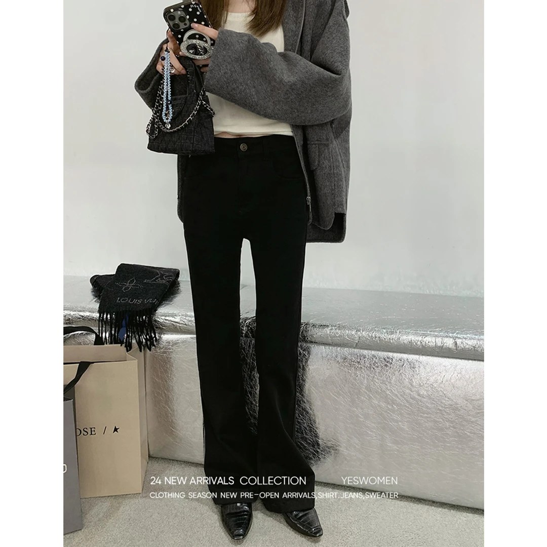 YESWOMEN胶囊小黑裤·經典喇叭&九分裤牛仔 萬能好搭XY0049C1971