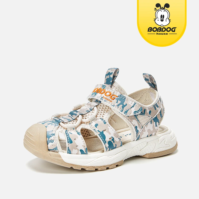巴布豆男童凉鞋儿童夏季鞋子潮款机能透气包头运动凉鞋男孩防滑
