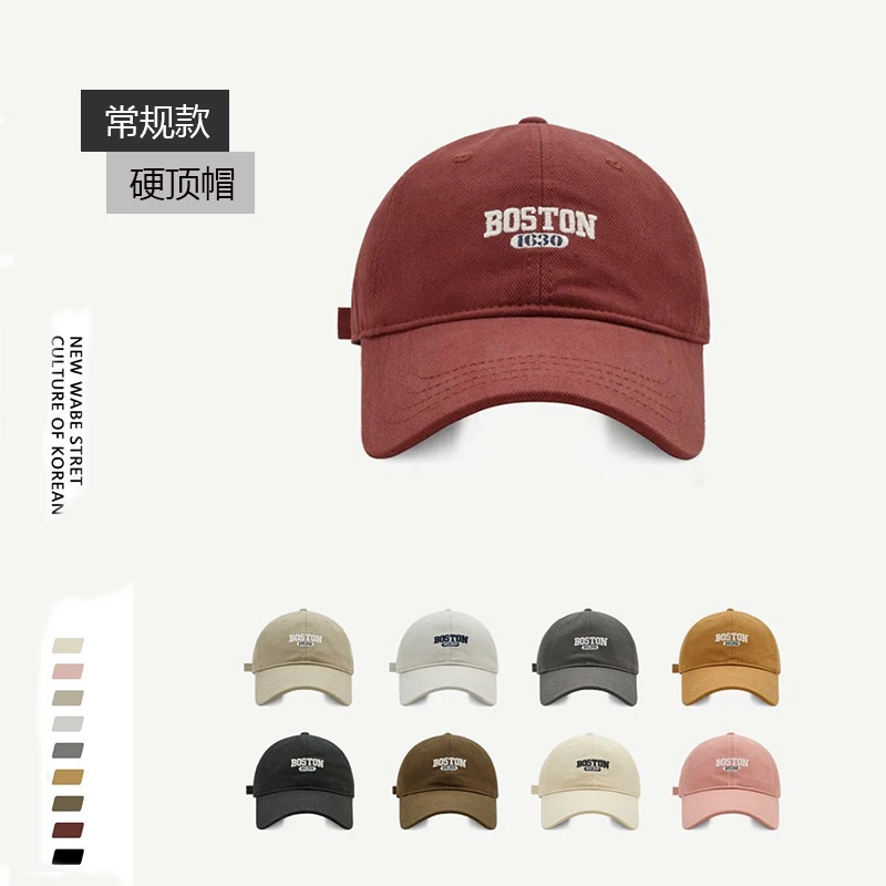 棒球帽女大头围加大加深大帽檐大脸显脸小刺绣鸭舌帽休闲百搭潮流