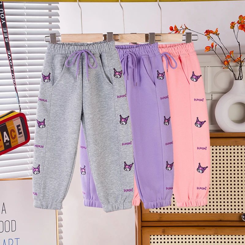 女童裤子春秋2024新款宝宝运动外穿儿童装休闲卫裤小童长裤子