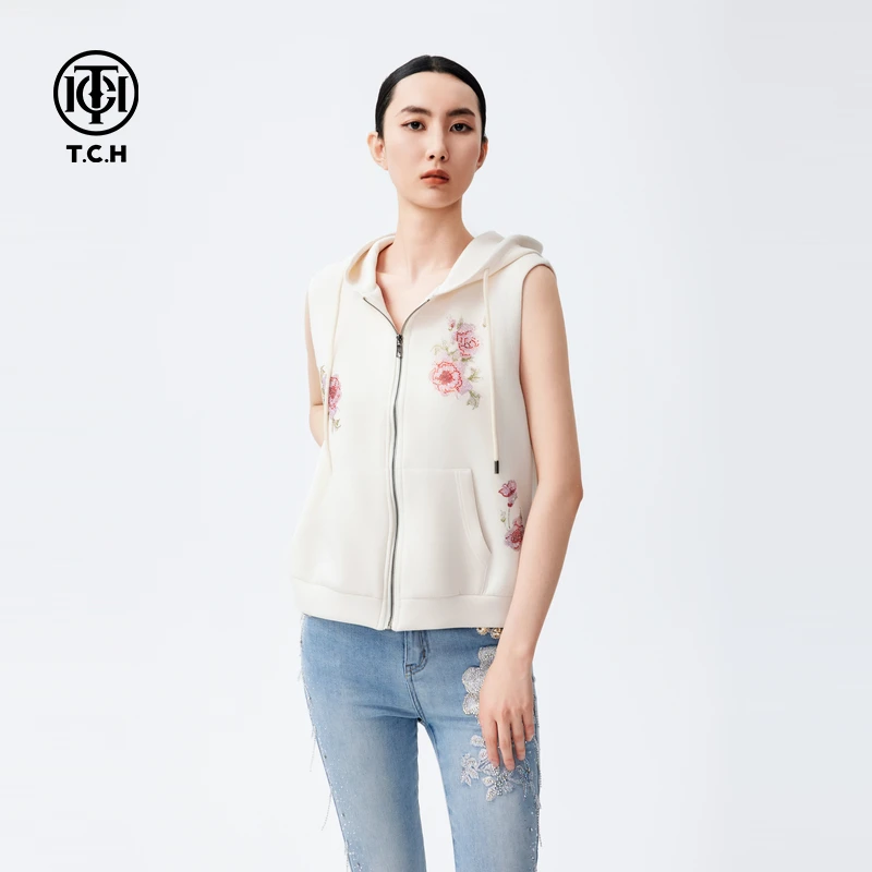 重庆大融城-TCH2025花卉外搭叠穿开衫上衣T72C016021