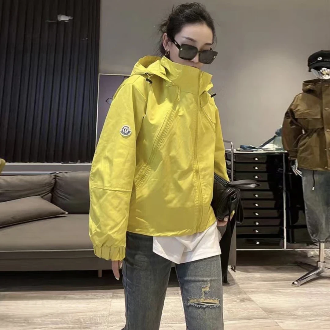 【内里二棉】欧货三拉链加棉加厚冲锋衣外套女2024秋冬新款短外套