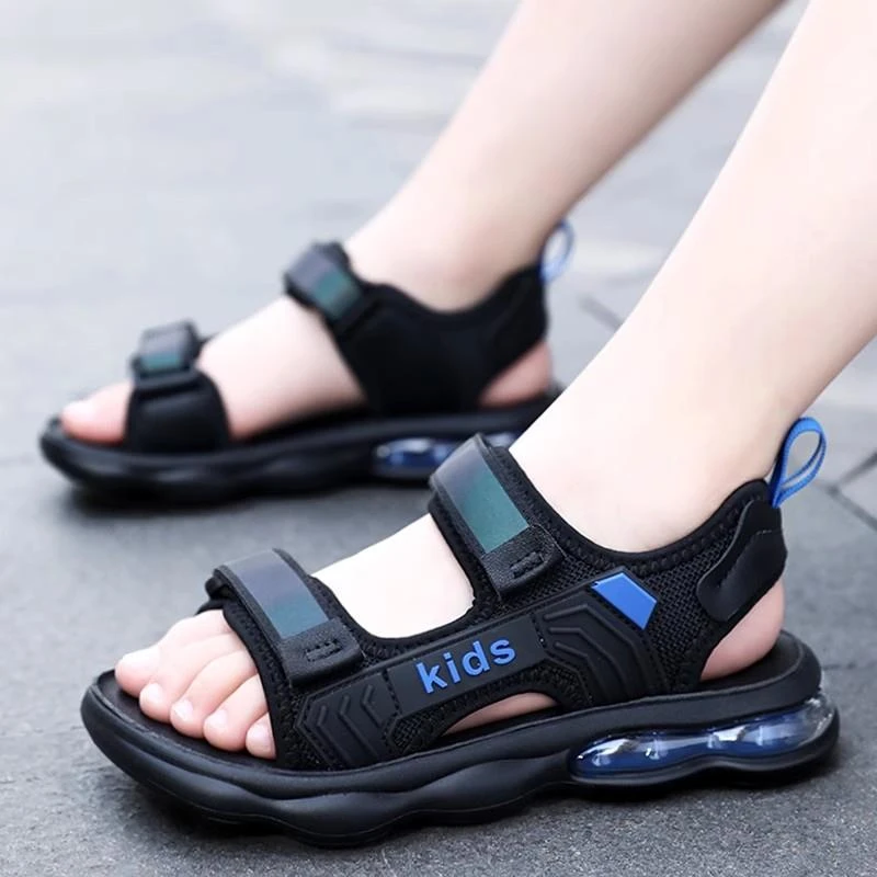 凉鞋男2025新款夏季12岁男孩大童运动初中学生青少年夏天防滑防臭
