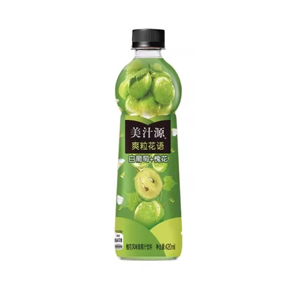 可口可乐 美汁源白葡萄+槐花风味饮料 420ml/瓶