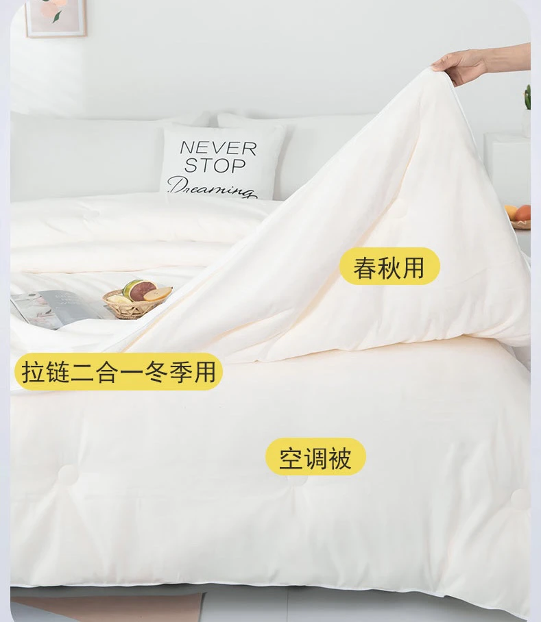 李官奇正版授权30%大豆纤维被夏凉被空调被单双人春秋被子被芯冬